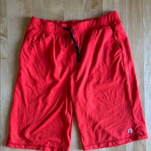 Runway Boys Quick Dry Moisture Wicking Athletic Shorts -‎ Red - Sz 16